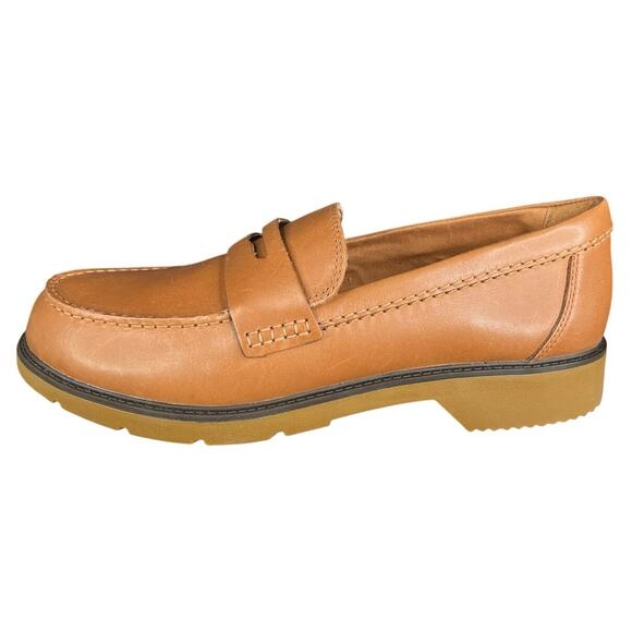 Sperry Women’s Wells Tan Leather Penny Loafer Size US 12 - Picture 3 of 10